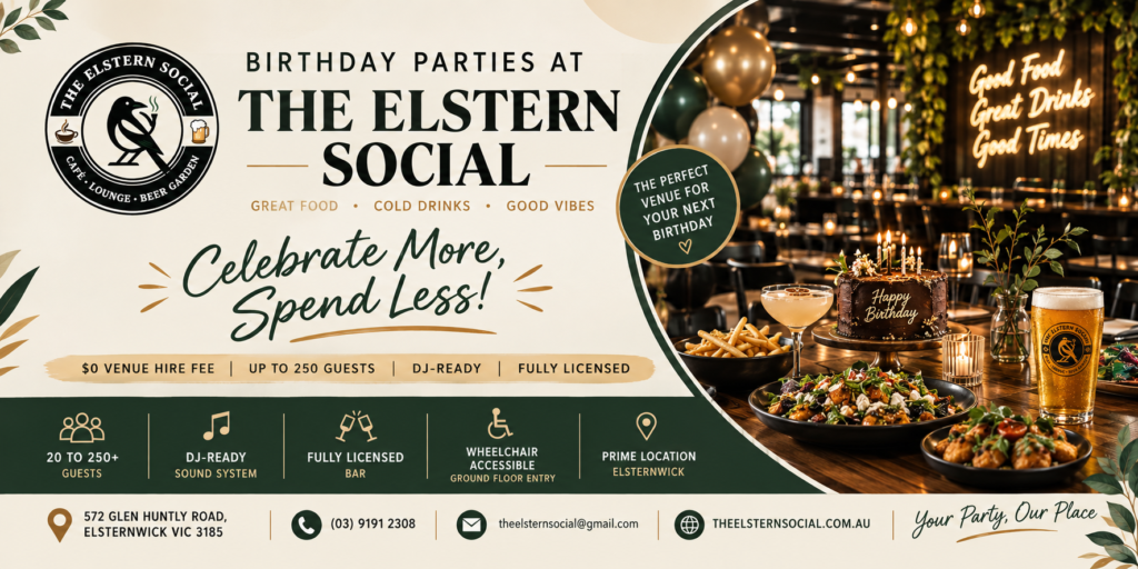 Hosting a Birthday on a Budget in Elsternwick